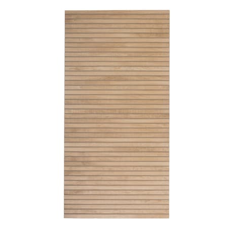 Apollo Tile Bois 23.77in x 47.25in Matte Brown Porcelain Subway Deco Wall and Floor Tile 15.49 sqft/case, 2PK ZENDECNAT2448